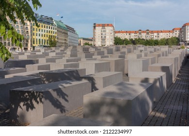 BERLIN GERMANY - CIRCA AUGUST, 2017: Holocaust Monument, Memorial To The Murdered Jews Of Europe.