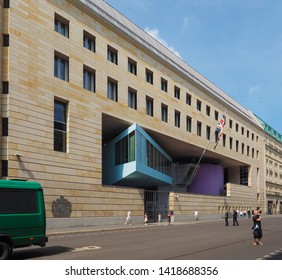 BERLIN, GERMANY - CIRCA JUNE 2019: British Embassy Designed By English Architect Michael Wilford CBE