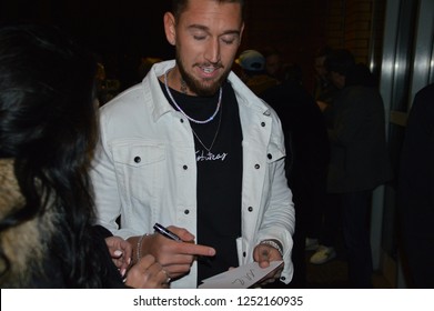 Berlin Germany December 1, 2018: „Love Island“ Star Mike Heiter   During Visit The City