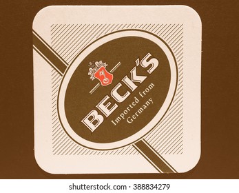 Old Beer Mats Images Stock Photos Vectors Shutterstock