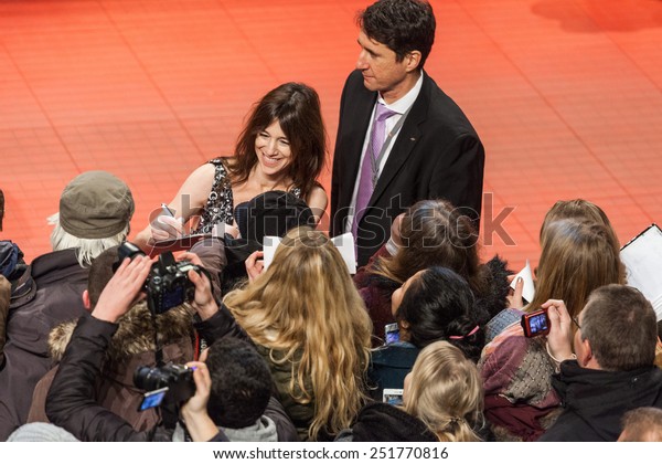 BERLIN,\
GERMANY - FEBRUARY 10, 2015: Charlotte Gainsbourg attends the\
\'Every Thing Will Be Fine\' premiere during the 65th Berlinale\
International Film Festival at Berlinale Palace\
