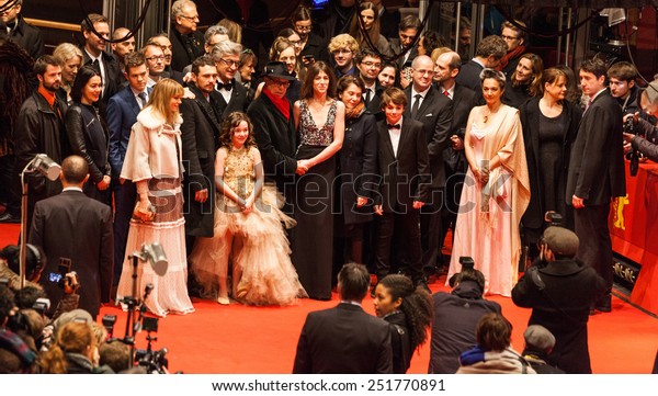 BERLIN, GERMANY - FEBRUARY 10: the cast attend\
the \'Every Thing Will Be Fine\' premiere during the 65th Berlinale\
International Film Festival at Berlinale Palace on February 10,\
2015 in Berlin, Germany