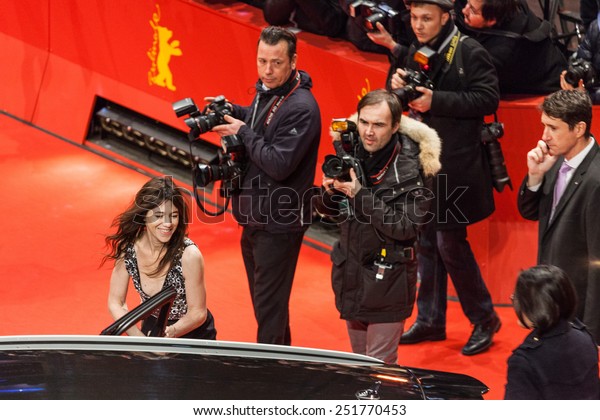 BERLIN, GERMANY - FEBRUARY 10: Charlotte Gainsbourg\
attends the \'Every Thing Will Be Fine\' premiere during the 65th\
Berlinale International Film Festival at Berlinale Palace on\
February 10, 2015