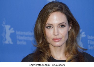BERLIN, GERMANY - FEBRUARY 11: Angelina Jolie attends the 'In The Land Of Blood And Honey' Photocall during of the 62nd Berlin Film Festival at the Grand Hyatt on February 11, 2012 in Berlin, Germany