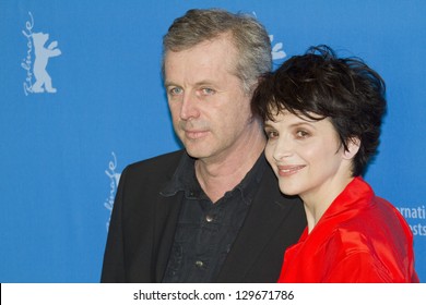 BERLIN, GERMANY - FEBRUARY 12: Juliette Binoche, Bruno Dumont attend the 'Camille Claudel 1915' Photocall during the 63 Berlinale Festival at the Hyatt Hotel on February 12, 2013 in Berlin, Germany.