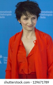 BERLIN, GERMANY - FEBRUARY 12: Juliette Binoche attends the 'Camille Claudel 1915' Photocall during the 63rd Berlinale Festival at the Grand Hyatt Hotel on February 12, 2013 in Berlin, Germany.