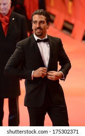 BERLIN - GERMANY - FEBRUARY 6: Elyas M'Barek at the 64th Annual Berlinale International Film Festival "The Grand Budapest Hotel" premiere at Berlinale Palast on February 6, 2014 in Berlin, Germany.  