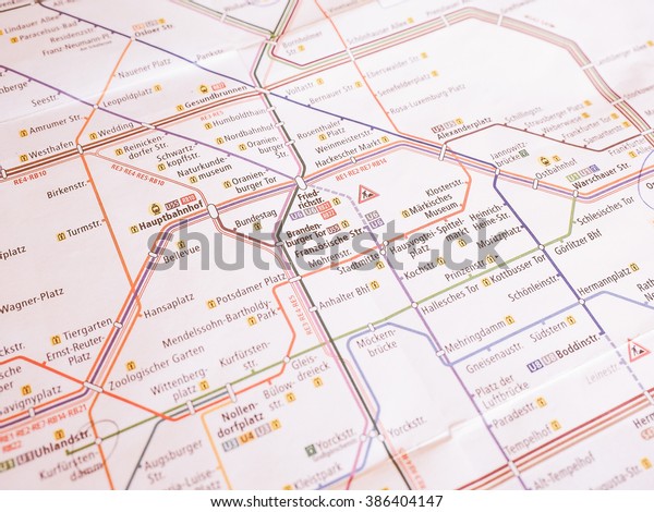 Berlin Germany January 10 2015 Tube Stock Photo Edit Now 386404147