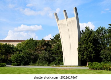 Berlin, Germany, July 27, 2021, Monument Commemorating The Airlift During The Berlin Blockade In 1948.