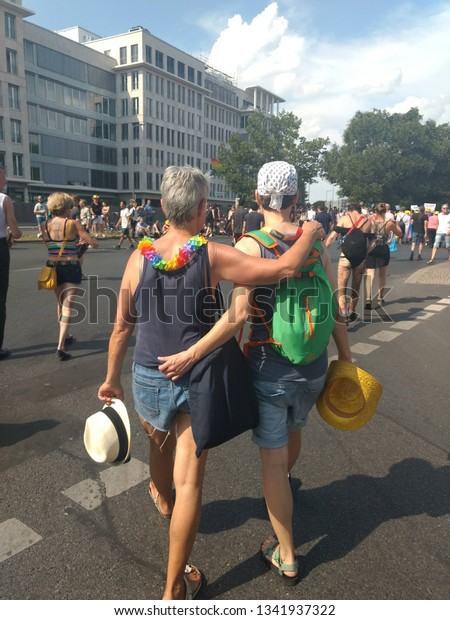 Berlin, Germany\
- July 28th, 2018: Pride parade, Christopher Street Day in Berlin.\
People celebrating LGBTQ\
rights.