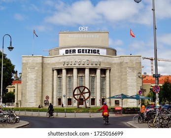 Berlin / Germany - June 2014: Volksbühne Theatre In Mitte, Berlin