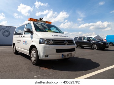 BERLIN / GERMANY - JUNE 3, 2016: An Civil Aviation Authority Car Stands On Airport In Schoenefeld / Berlin, Germany At June 3, 2016.