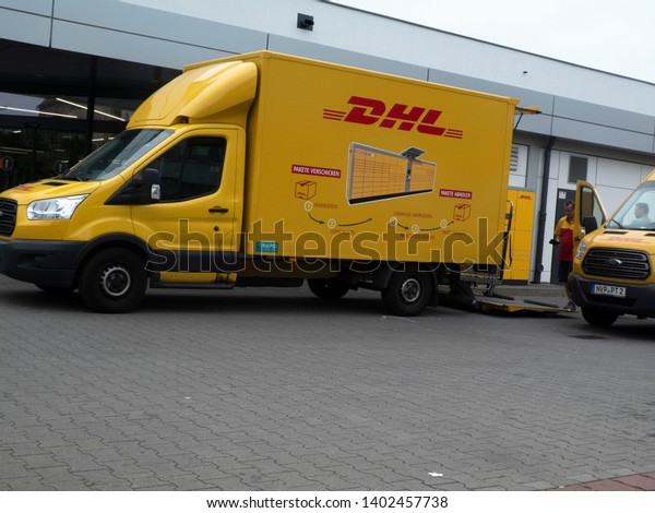 Berlin, Germany - June 5, 2018: DHL delivery van.
Dhl is global market leader in logistics industry. It commits its
expertise in international parcel, express, air and ocean freight,
road and rail