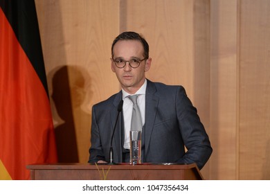 BERLIN, GERMANY,  - Mar 14, 2018: German Foreign Minister Heiko Maas At The Office Handover