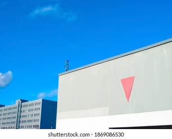 Berlin, Germany - March 01, 2020: The Velodrom Is An Indoor Track Cycling Arena In The Prenzlauer Berg District , Berlin