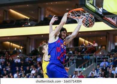 Berlin, Germany, March 04, 2020: Alex Abrines Of FC Barcelona Basketball Score A Point During The EuroLeague Basketball Match Between Alba Berlin And FC Barcelona At Mercedes Benz Arena In Berlin