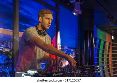 Berlin, Germany - March 2017: Calvin Harris Wax Figure In Madame Tussaud's Museum 