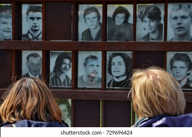 Berlin, Germany, May 03, 2014: Berlin Wall Memorial With Deceased People Photograph