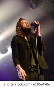 Berlin, Berlin / GERMANY - May 25, 2016: American Rock Band Father John Misty From Rockville, Maryland, With Its Vocalist Joshua Michael Tillman Giving A Live Concert In Berlin Astra Kulturhaus.