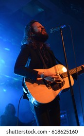 Berlin, Berlin / GERMANY - May 25, 2016: American Rock Band Father John Misty From Rockville, Maryland, With Its Vocalist Joshua Michael Tillman Giving A Live Concert In Berlin Astra Kulturhaus.