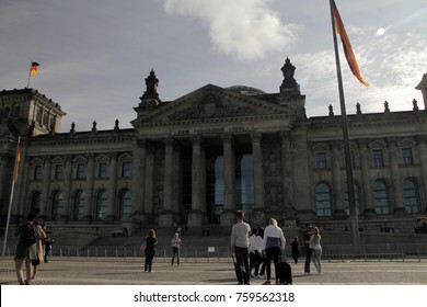 BERLIN, GERMANY - SEPTEMBER 04 : The German Bundestag, a constitutional and legislative building in Berlin, capital of Germany on September 04, 2017 in Berlin, Germany.