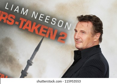 BERLIN, GERMANY - SEPTEMBER 11: Liam Neeson attends the '96 Hours- Taken 2' Germany Premiere at Kino in der Kulturbrauerei on September 11, 2012 in Berlin, Germany.
