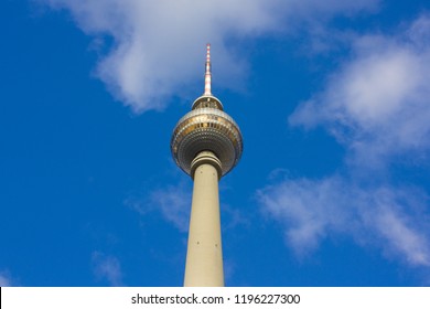 BERLIN, GERMANY - September 25, 2018: Tv tower or Fersehturm in Berlin