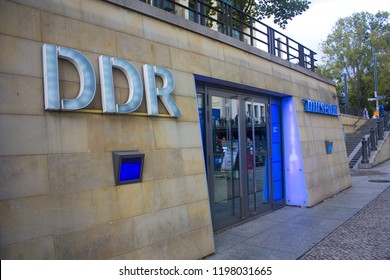 BERLIN, GERMANY - September 25, 2018: DDR Museum In Berlin