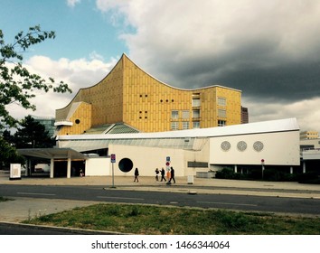 Berlin / Germany - September 7 2015: Philharmonie / Philharmonic Building By Hans Scharoun