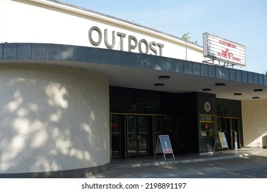 Berlin, Germany - September 7, 2022: Outpost Movie Theater, Former United States Cinema That Houses Parts Of The Collection Exhibited By The Allied Museum In Berlin