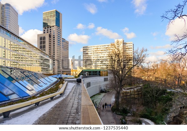 Berlin Germanydecember 2017 View Rooftop Terrace Stock Photo Edit