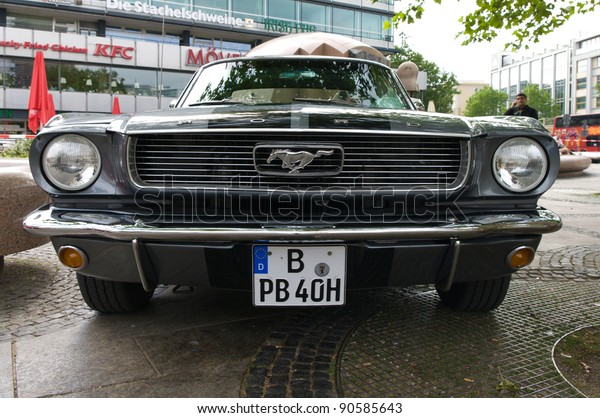 BERLIN - MAY 28: Ford Mustang GT in 1968, the
exhibition 