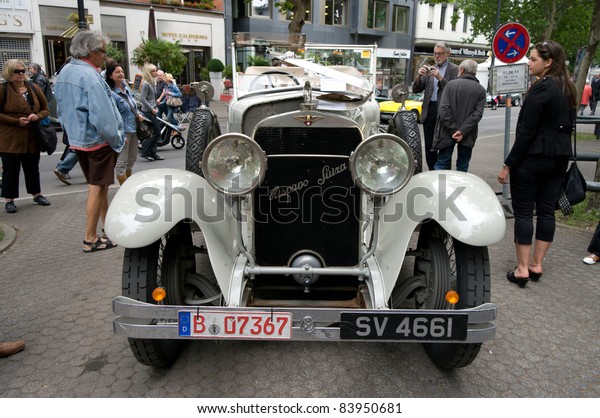 BERLIN - MAY 28: The Hispano-Suiza H6B
Million-Guiet Dual-Cowl Phaeton 1924 on display at the exhibition
