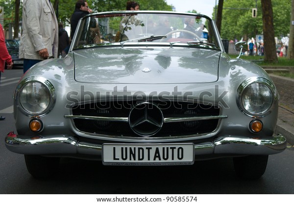 BERLIN - MAY 28: Roadster\
Mercedes-Benz W198 (300SL), the exhibition \