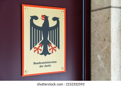 Berlin Mitte 2022 Signage Federal Ministry Stock Photo 2152332593 ...