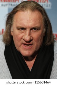 BERLIN - OCTOBER 01: Gerard Depardieu Attends The 'Asterix & Obelix God Save Britannia' Photocall At Hotel De Rome On October 1, 2012 In Berlin, Germany.