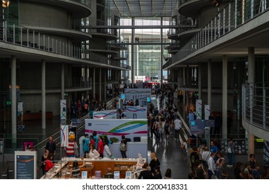 Berlin, September 4, 2022: On The Bundestag's Open Day, Citizens Had The Opportunity To Visit The Paul Löbe House From The Inside.