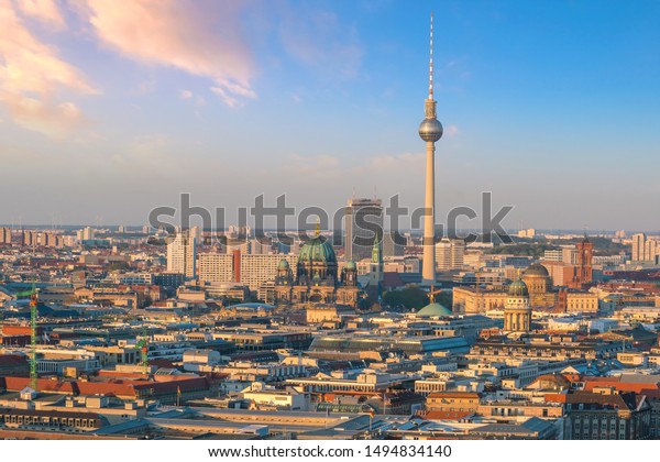 Berlin Skyline Berlin Cathedral Berliner Dom Stock Photo Edit Now