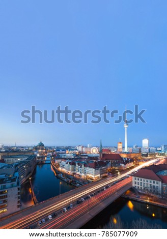 Similar – Berlin Panorama with view of Museum Island