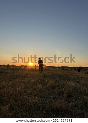 Similar – Image, Stock Photo Tempelhof Field Evening