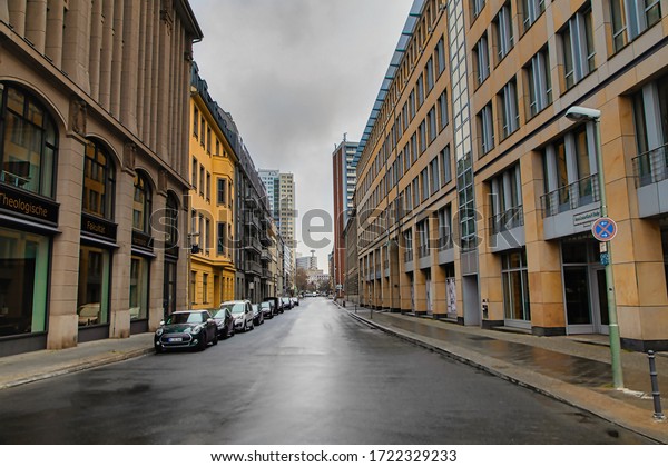 Berlin,Germany, 29 March 2020.\
\
deserted city during epidemic and quarantine of coronovirus\
covid-19