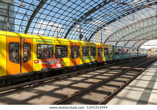 Berlingermanyjuly 24 2018 Sbahn Commuter Train Stock Photo Edit