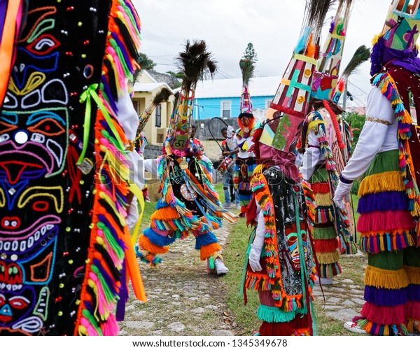 Bermuda Gombey Troupe Performing Smiths Neighborhood Stock Photo (Edit ...