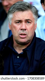 Bern, SWITZERLAND - June 9, 2008: 
Carlo Ancelotti Attends 
During The UEFA Euro 2008 
Netherlands V Italy At Stade De Suisse. 
