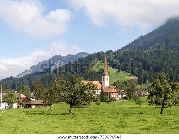 Berner Oberland Switzerland Panorama Mountainous Region Stock Photo Edit Now