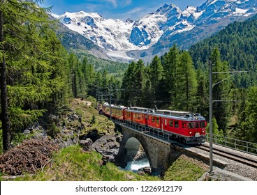 Bernina Express - Switzerland - Shutterstock ID 1226912179