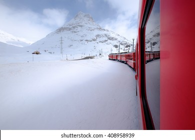 Bernina Express In Winter