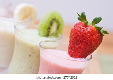 Berries and fruits smoothies