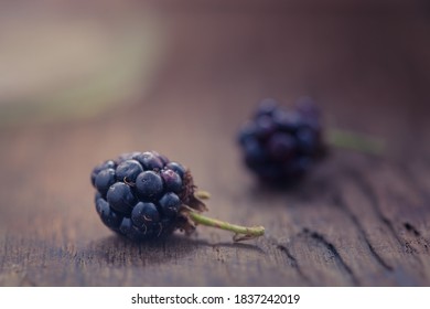 Berries on an old table