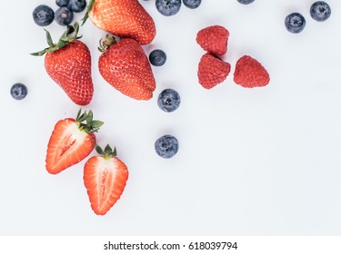 Berries: Strawberries, Blueberries, Raspberries